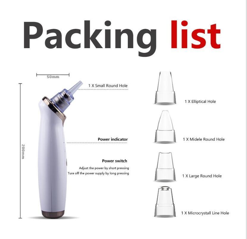Blackhead Instrument Electric Suction Facial Washing Instrument Beauty Acne Cleaning Blackhead Suction Instrument 5