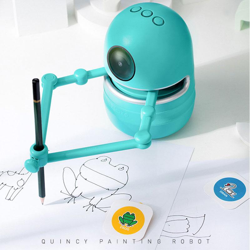 Painting Robot Kindergarten Children Students 7