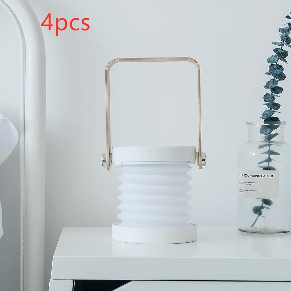 Foldable Touch Dimmable Reading LED Night Light Portable Lantern Lamp USB Rechargeable For Home Decor 15
