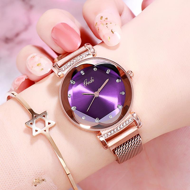 Women's Magnet Watch Fashion All-match Simple Wrist 3