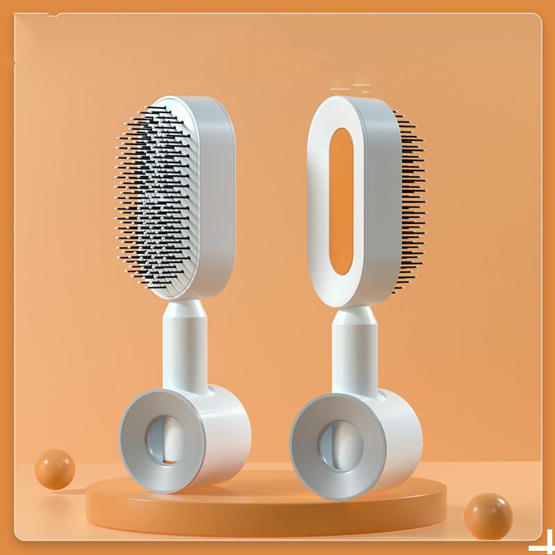 Self Cleaning Hair Brush For Women One-key Cleaning Hair Loss Airbag Massage Scalp Comb Anti-Static Hairbrush 15