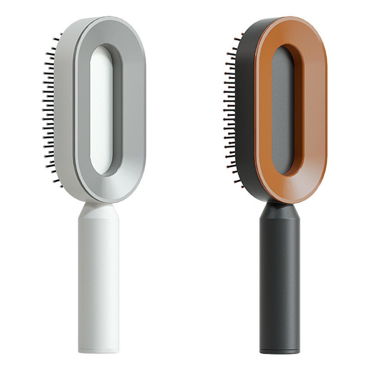 Self Cleaning Hair Brush For Women One-key Cleaning Hair Loss Airbag Massage Scalp Comb Anti-Static Hairbrush 59