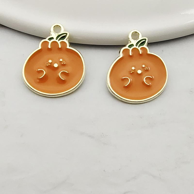 Fruit Pineapple Orange Pendant Accessories Earrings 4