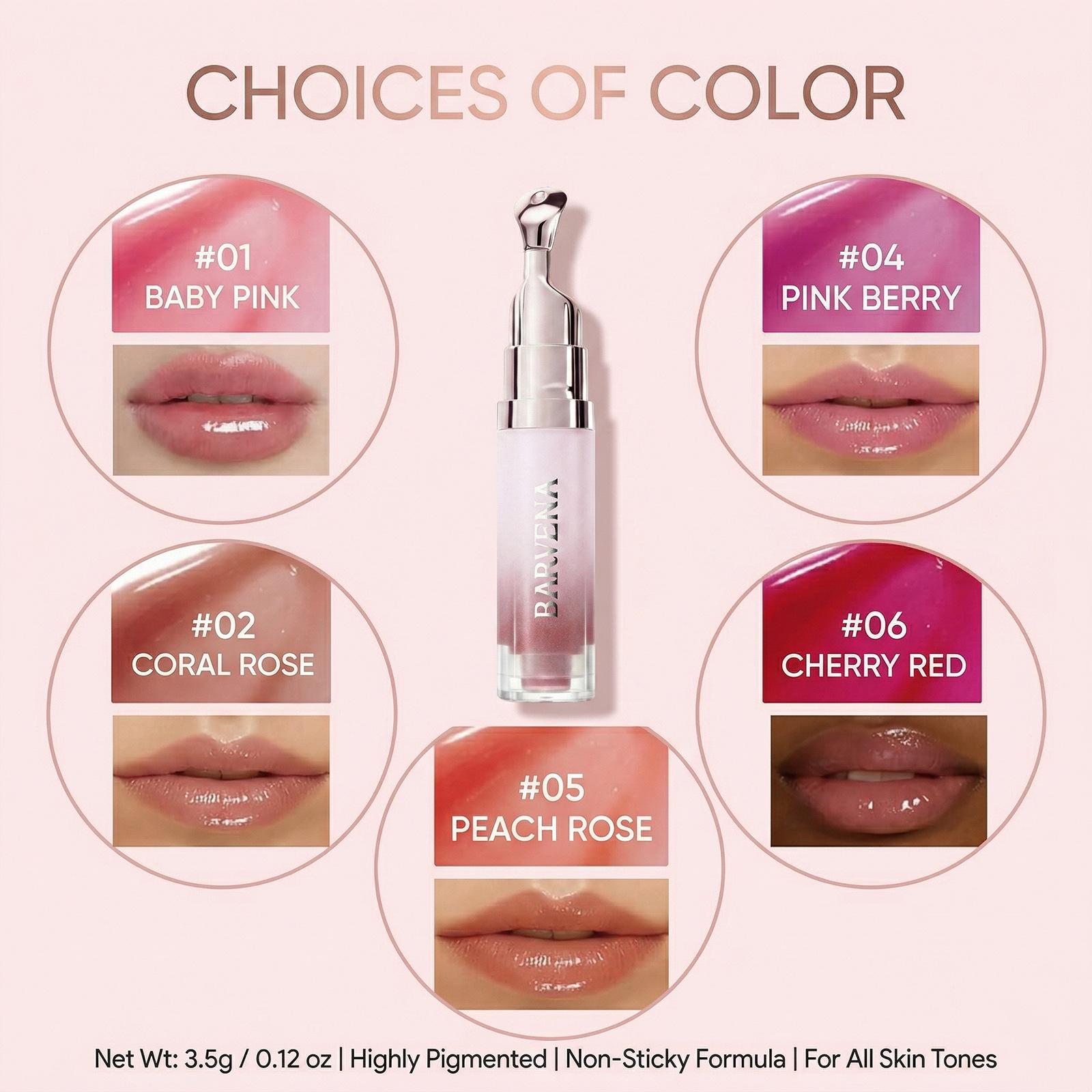 Brightening Lip Serum Oil, Hydrating Lip Gloss, Moisturizing Lip Balm For Dry Lips, 6.5g 3