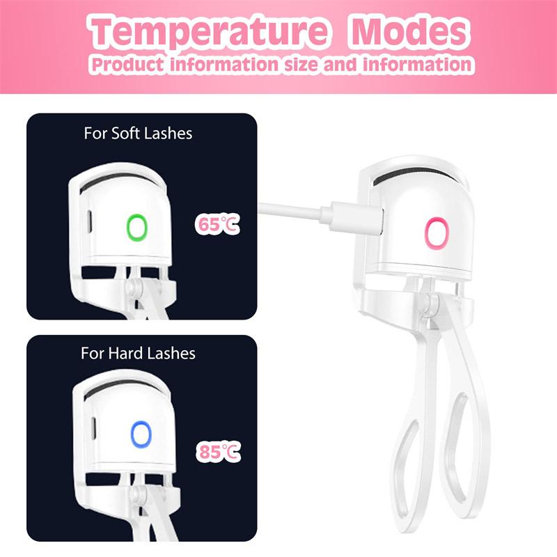 Heated Eyelash Curler Electric Temperature Control Mini Eyelash Curler Electric Portable Charging 9
