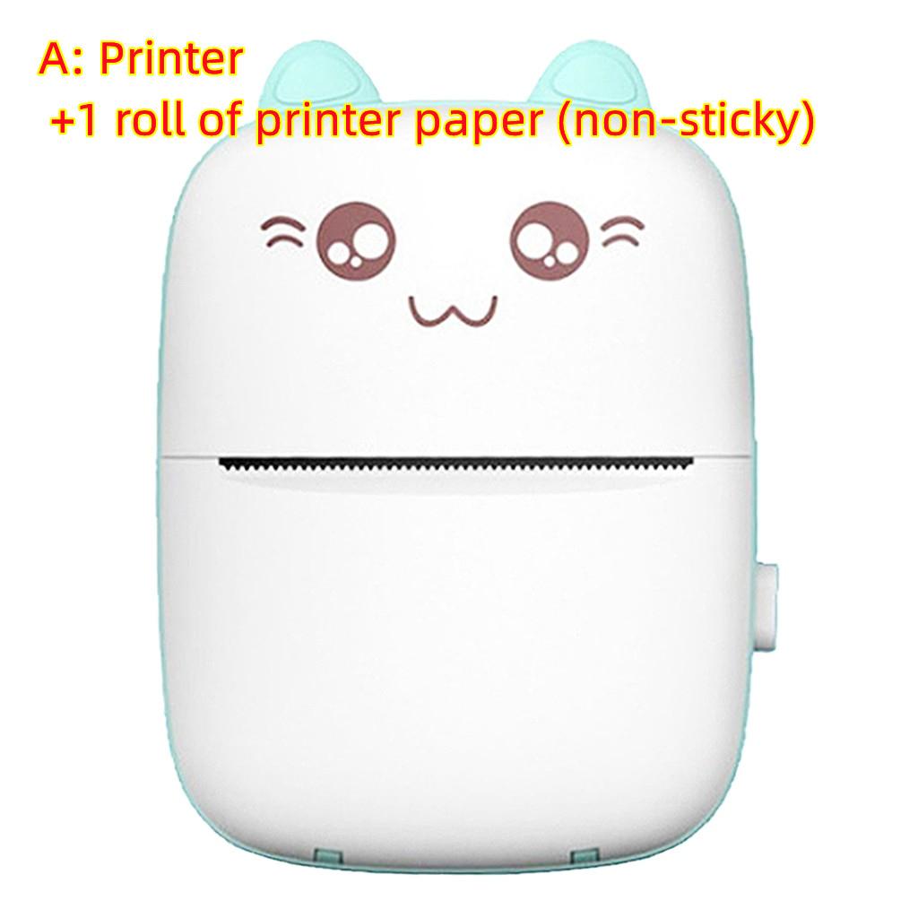Mini Printer Portable Mini Bluetooth WiFi New Wrong Printer Mobile Phone Photo Title Note Hot Print Pocket Student Error Label Printer 32