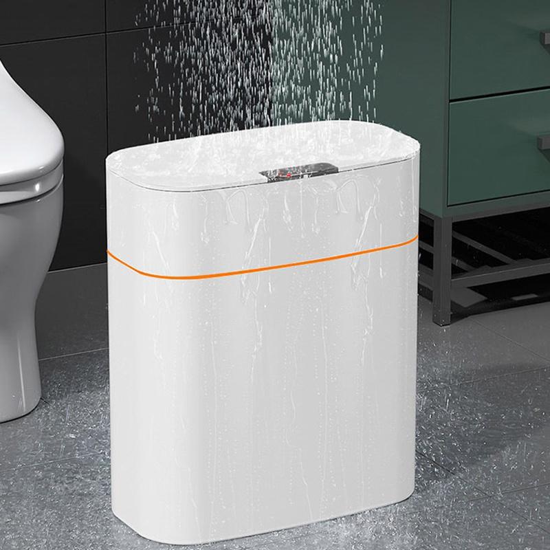 Smart Trash Can With Lid For Bedroom And Living Room Kitchen Storage Box Trash Can Induction Small Car Box Automatic Smart Dustbin Smart Trash Bin 7
