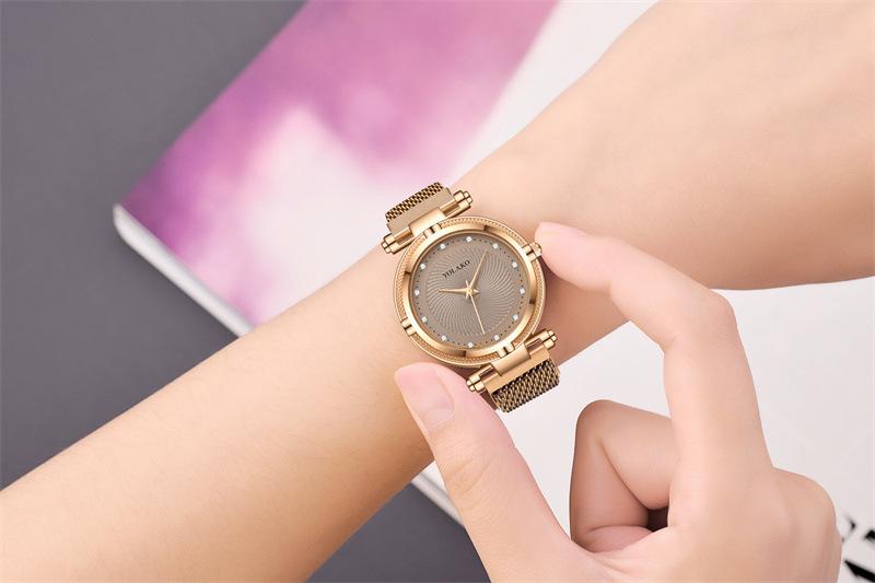 Fashion Diamond Women's Lazy Magnet Wrist Watch 15