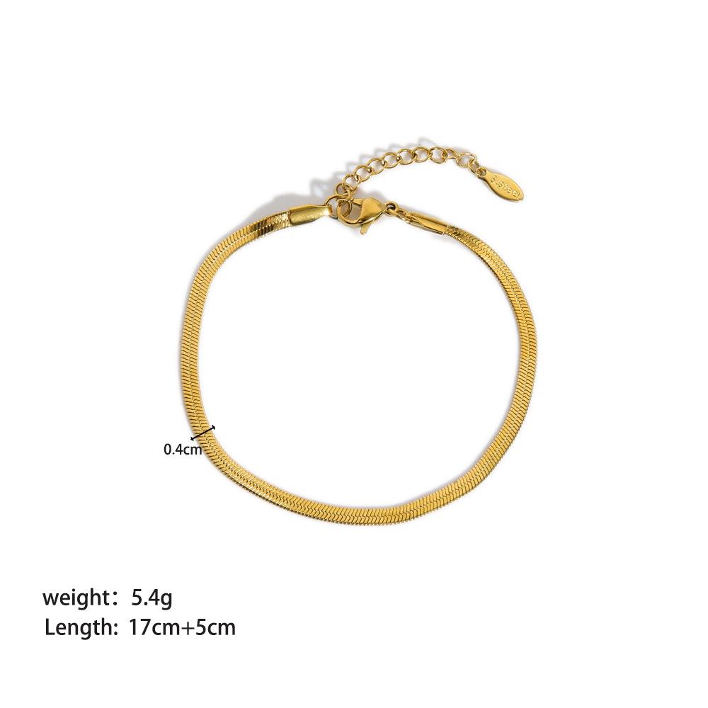 Stainless Steel Ornament Bracelet Female 28