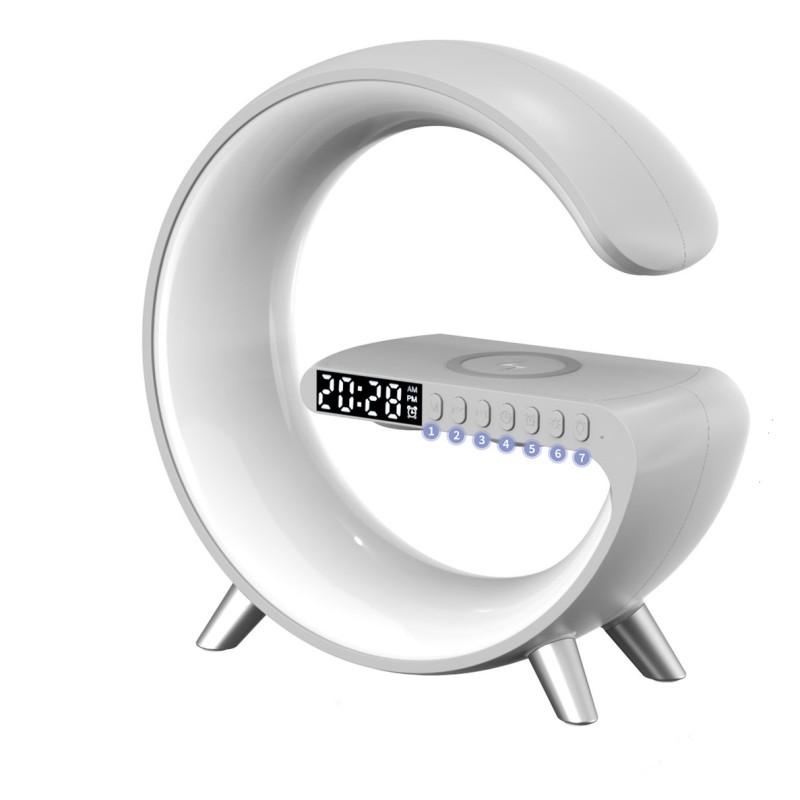 New Intelligent G Shaped LED Lamp Bluetooth Speake Wireless Charger Atmosphere Lamp App Control For Bedroom Home Decor 3