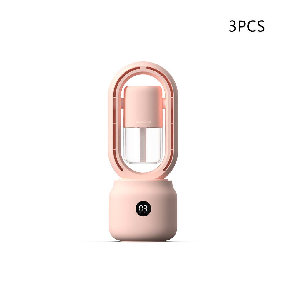 Summer Water Cooled Spray Mist Electric Fan USB Rechargeable Portable Wireless Air Humidifier Bladeless Ventilator Table Fan 16