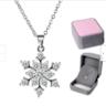 Necklace and cashmere box