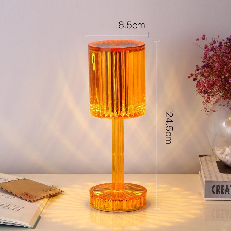New Crystal Table Lamp Hotel Decoration Diamond Romantic Warm Led For Home Decor Romantic Gift Night Light 8