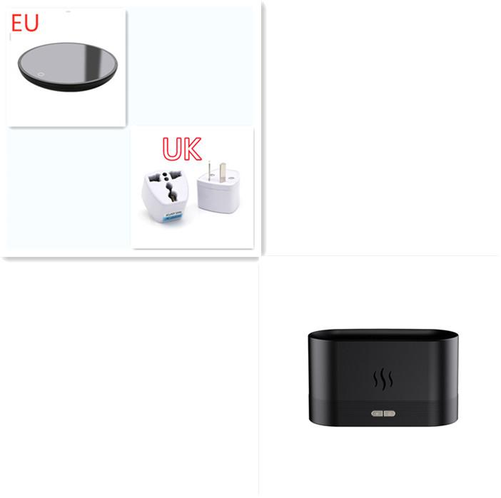 Aroma Diffuser With Flame Light Mist Humidifier Aromatherapy Diffuser With Waterless Auto-Off Protection For Spa Home Yoga Office 12