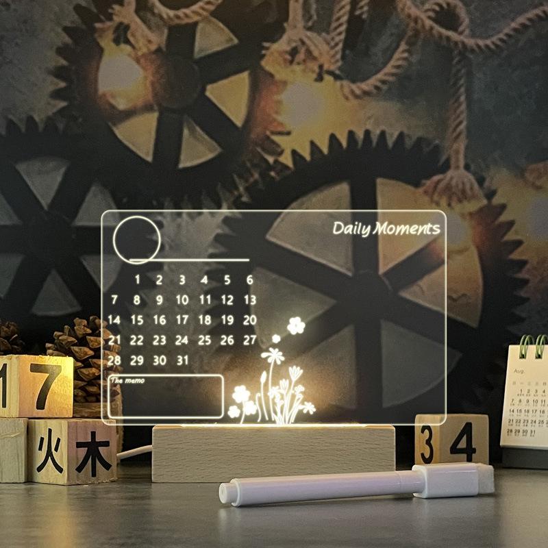 Creative Note Board Creative Led Night Light USB Message Board Holiday Light With Pen Gift For Children Girlfriend Decoration Night Lamp 4
