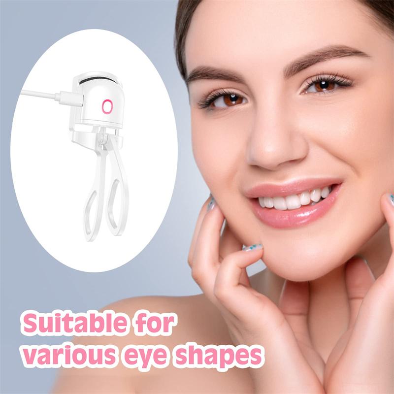 Heated Eyelash Curler Electric Temperature Control Mini Eyelash Curler Electric Portable Charging 5