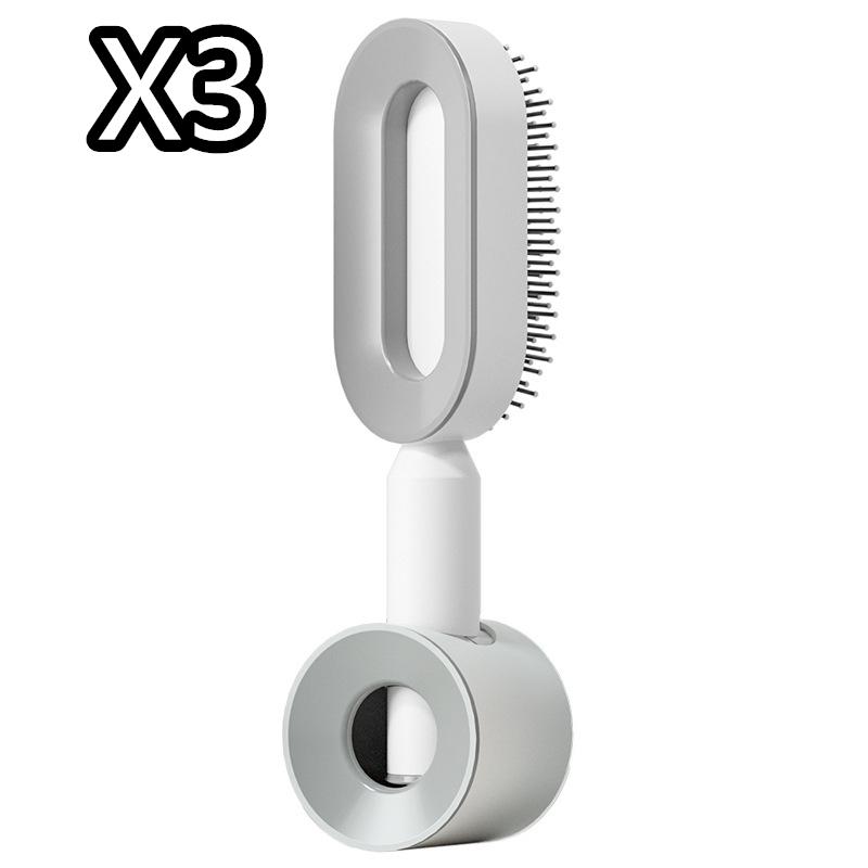Self Cleaning Hair Brush For Women One-key Cleaning Hair Loss Airbag Massage Scalp Comb Anti-Static Hairbrush 81