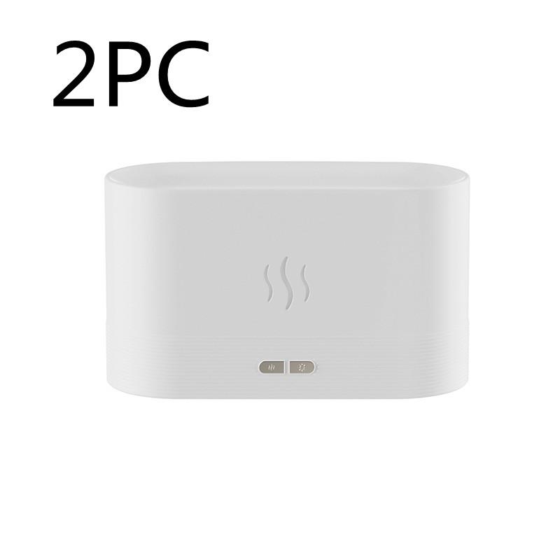 Aroma Diffuser With Flame Light Mist Humidifier Aromatherapy Diffuser With Waterless Auto-Off Protection For Spa Home Yoga Office 9