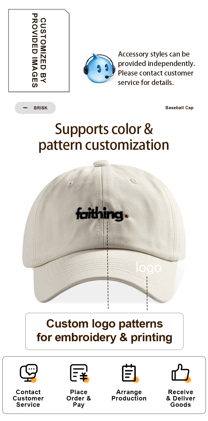 Religious Christian Faithing Letter Embroidery Black Vintage Casual Unisex Baseball Cap 16