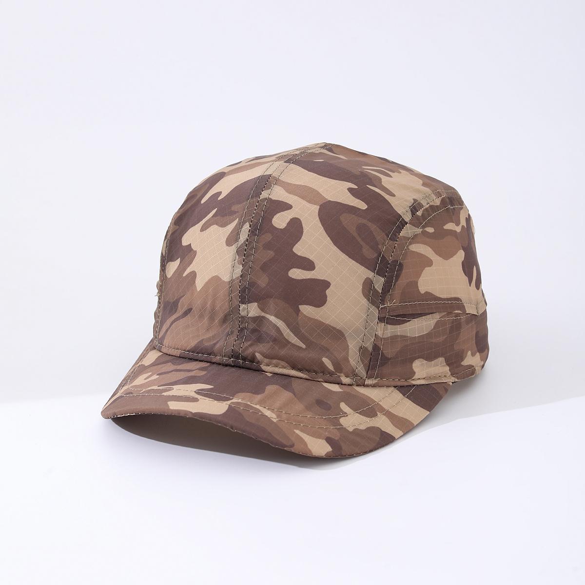 Camouflage Light Board Waterproof Side-opening Thin Model Breathable Simple And Fashionable Short-brim Baseball Cap Suitable For Going Out For Travel Or Hiking 6