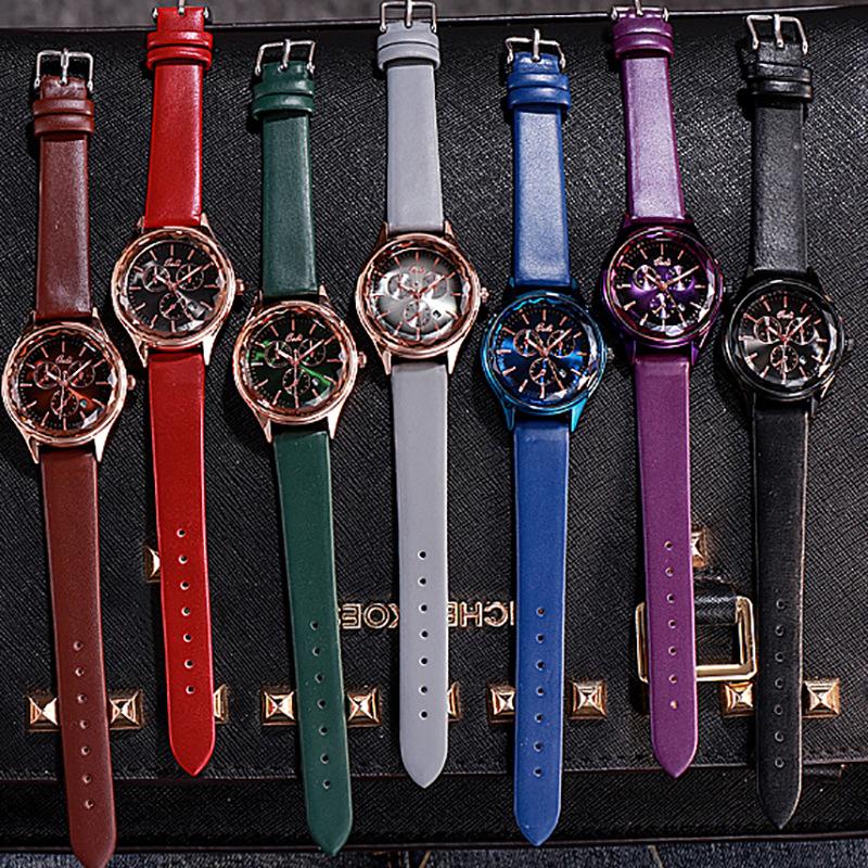 Casual Women's Student Quartz Calendar Wrist Watch 5
