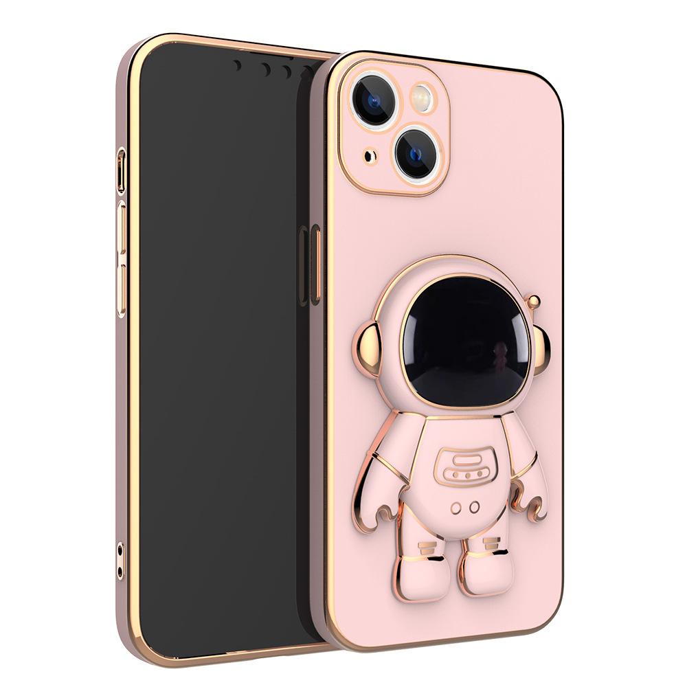 3D Astronaut Phone Case Anti-Drop Electroplating Bracket 9