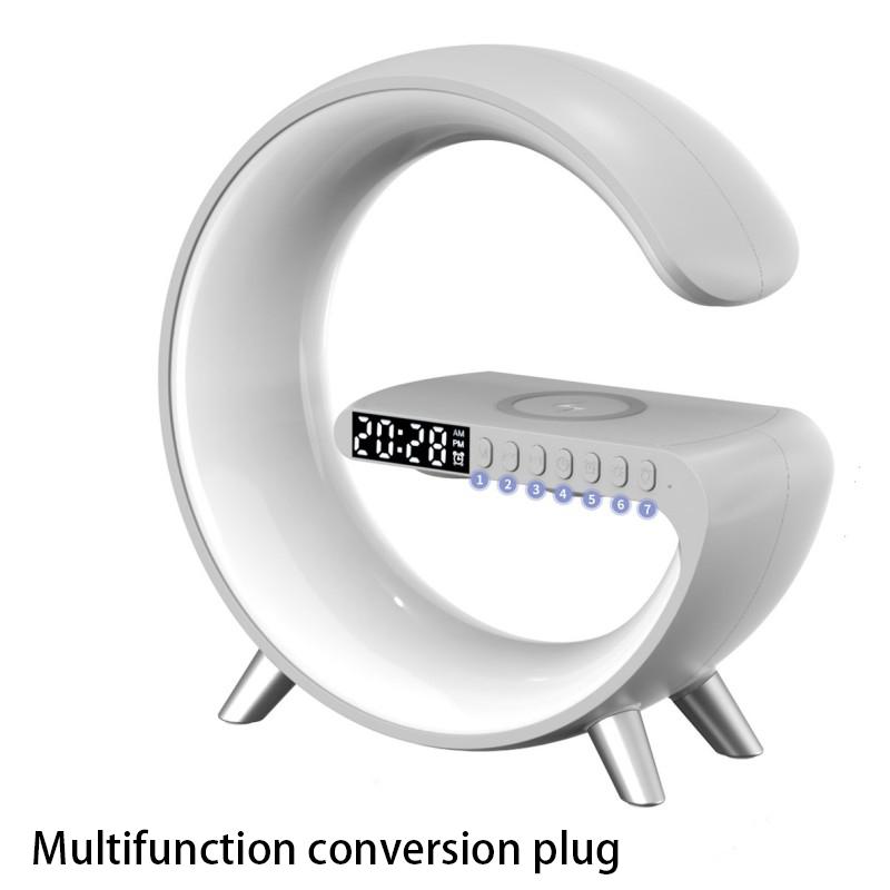 New Intelligent G Shaped LED Lamp Bluetooth Speake Wireless Charger Atmosphere Lamp App Control For Bedroom Home Decor 15