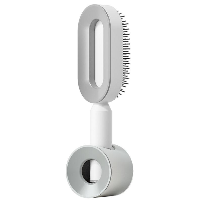 Self Cleaning Hair Brush For Women One-key Cleaning Hair Loss Airbag Massage Scalp Comb Anti-Static Hairbrush 13