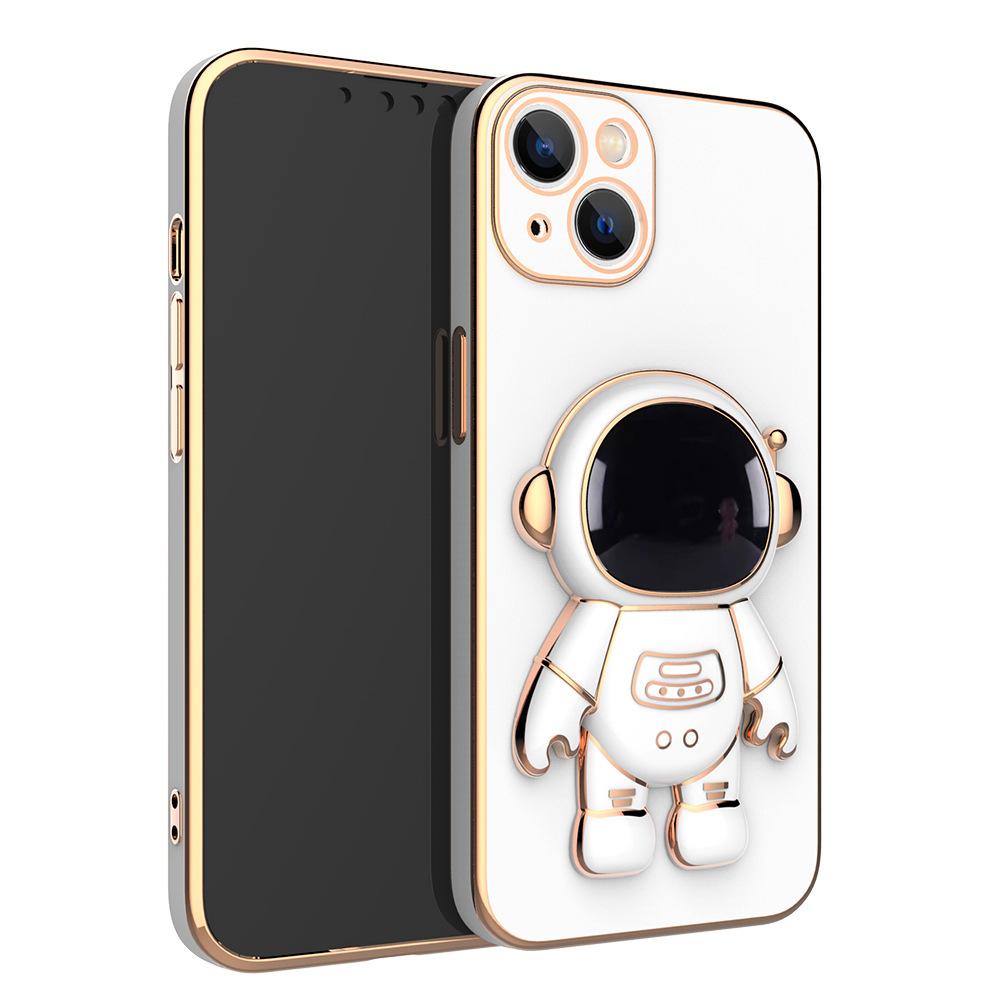 3D Astronaut Phone Case Anti-Drop Electroplating Bracket 10