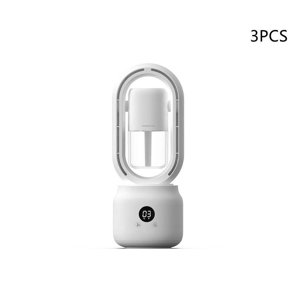 Summer Water Cooled Spray Mist Electric Fan USB Rechargeable Portable Wireless Air Humidifier Bladeless Ventilator Table Fan 17