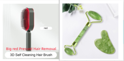 Self Cleaning Hair Brush For Women One-key Cleaning Hair Loss Airbag Massage Scalp Comb Anti-Static Hairbrush 40