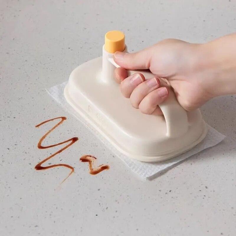 Kitchen Bathroom Toilet Cleaning Magic Brush Glass Wall Cleaning Bath Brush Handle Cleaning Rag Ceramic Window Slot Clean Brush Kitchen Gadgets 6