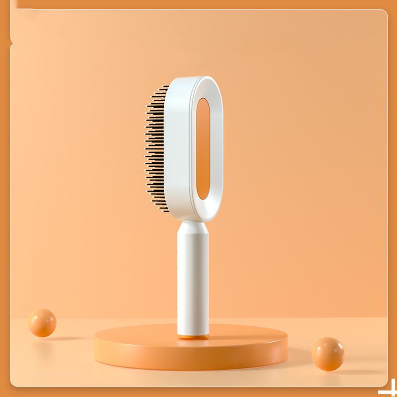 Self Cleaning Hair Brush For Women One-key Cleaning Hair Loss Airbag Massage Scalp Comb Anti-Static Hairbrush 16