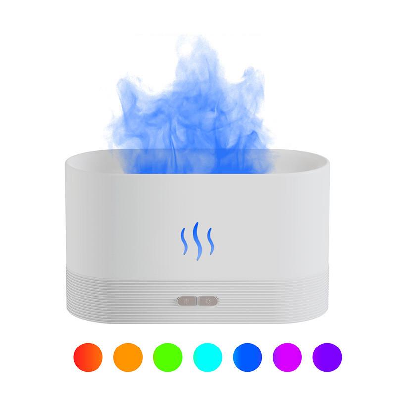 Aroma Diffuser With Flame Light Mist Humidifier Aromatherapy Diffuser With Waterless Auto-Off Protection For Spa Home Yoga Office 17