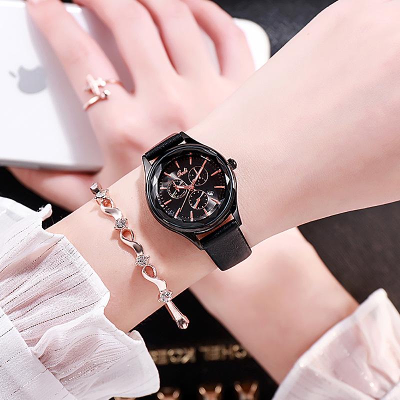 Casual Women's Student Quartz Calendar Wrist Watch 3