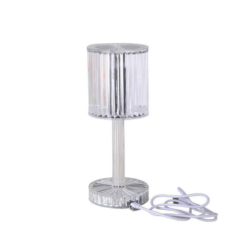 New Crystal Table Lamp Hotel Decoration Diamond Romantic Warm Led For Home Decor Romantic Gift Night Light 5