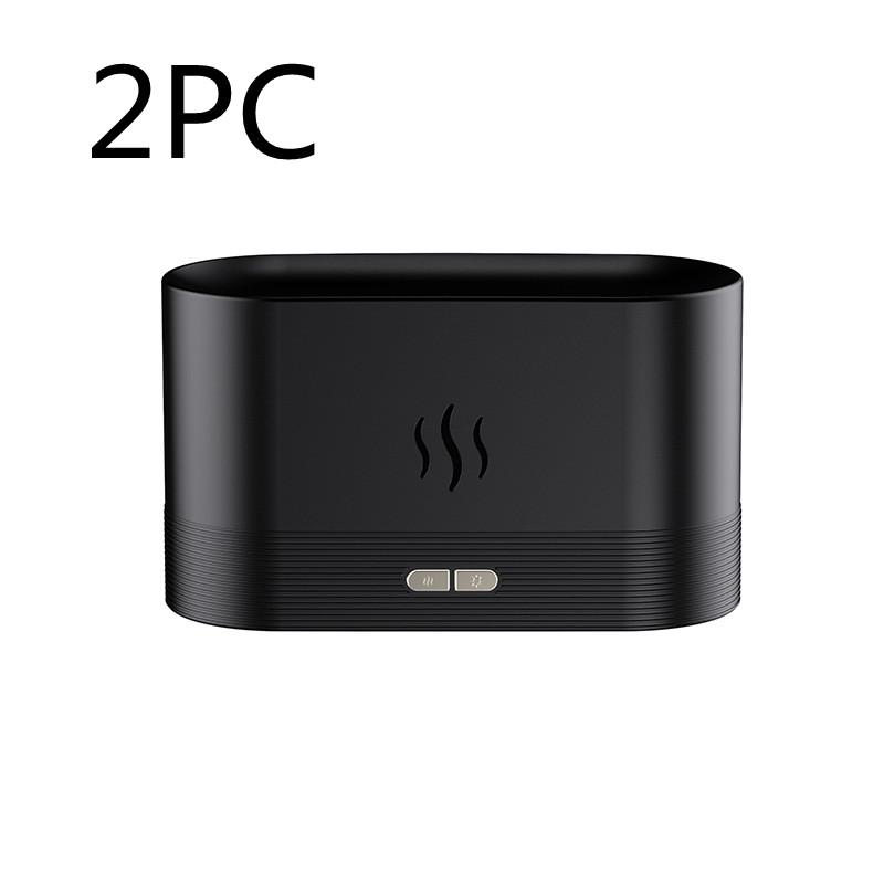Aroma Diffuser With Flame Light Mist Humidifier Aromatherapy Diffuser With Waterless Auto-Off Protection For Spa Home Yoga Office 10