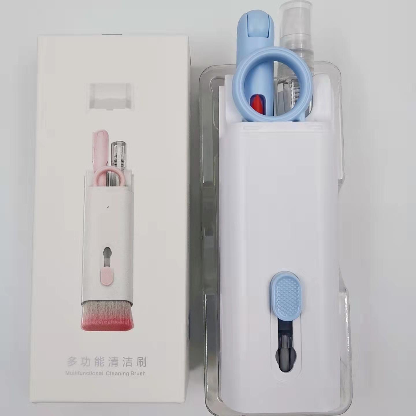 Multifunctional Bluetooth-compatible Headset Cleaning Pen Set Keyboard Cleaner Cleaning Tools Cleaner Keycap Puller Kit 12