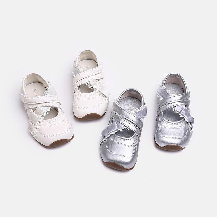 Sweet Style Mary Jane Shoes, French Square Toe Cross Strap Princess Shoes, Fashionable And Versatile Single Shoes 3