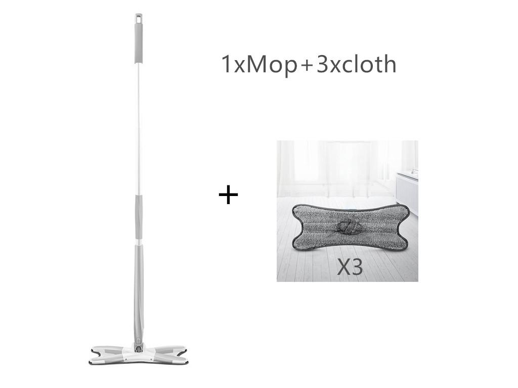 Flat Mop Bucket Type X Free Hand Wash Household 7