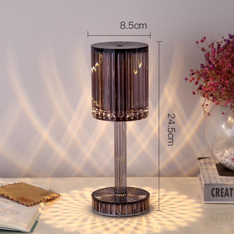 New Crystal Table Lamp Hotel Decoration Diamond Romantic Warm Led For Home Decor Romantic Gift Night Light 9