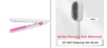 Self Cleaning Hair Brush For Women One-key Cleaning Hair Loss Airbag Massage Scalp Comb Anti-Static Hairbrush 45