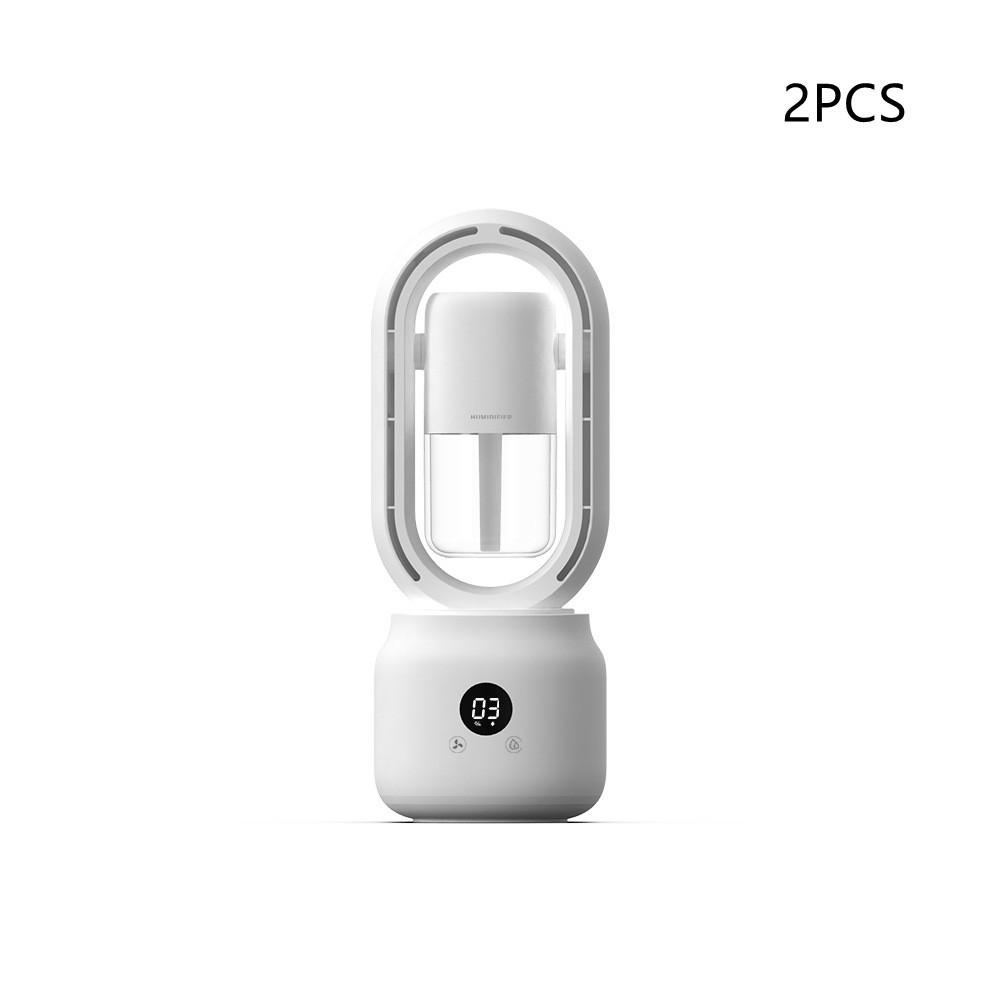 Summer Water Cooled Spray Mist Electric Fan USB Rechargeable Portable Wireless Air Humidifier Bladeless Ventilator Table Fan 14