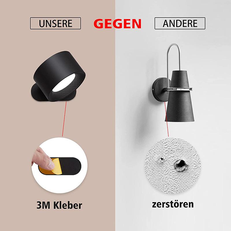 USB Rechargeable Wall Lamp LED 12