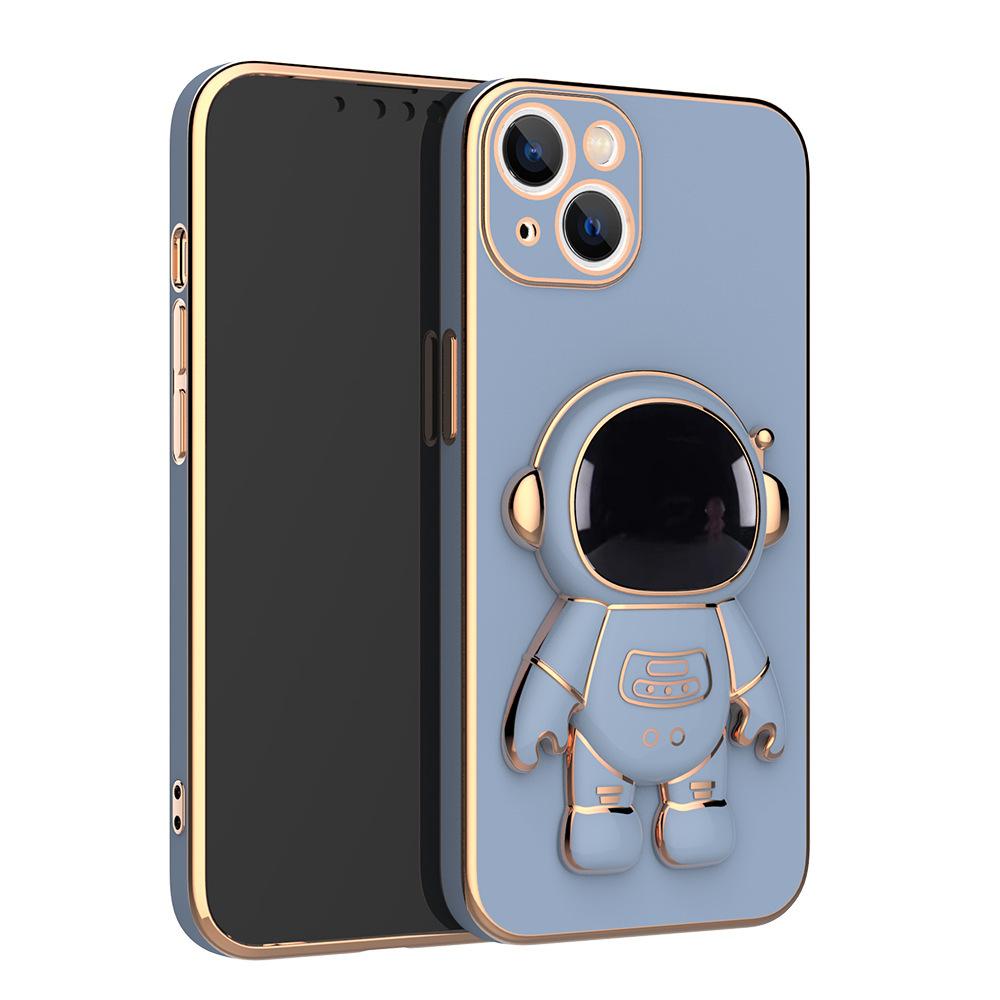 3D Astronaut Phone Case Anti-Drop Electroplating Bracket 8