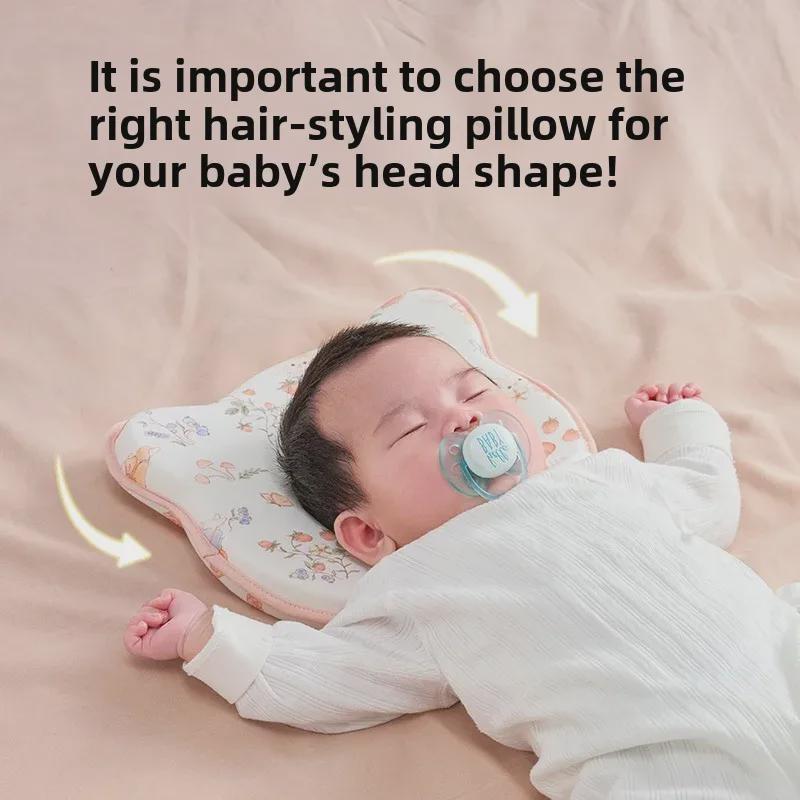 Baby Pillow Shaped Pillow,Baby Pillow 0-6 Months,Newborn Pillow Silicone Comfort Pillow 4