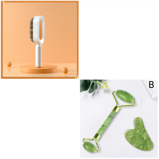 Self Cleaning Hair Brush For Women One-key Cleaning Hair Loss Airbag Massage Scalp Comb Anti-Static Hairbrush 47