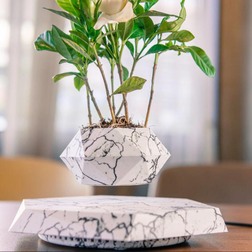 Floating Magnetic Levitating Flower Pot Bonsai Air Plant Pot Planter Potted For Home Office Desk Decor Creative Gift 7