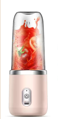 6blade Portable Blender Mini Juicer Cup Extractor Smoothie USB Charging Fruit Squeezer Blender Food Mixer Ice Crusher Portable Juicer Machine 9