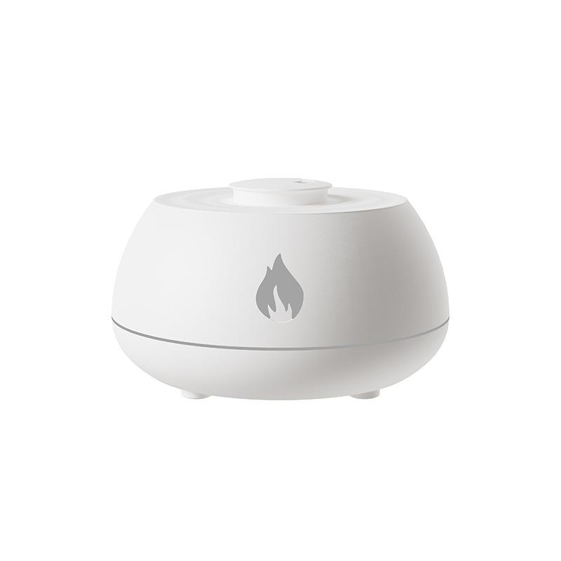 Flame Humidifier Aromatherapy Diffuser 7 Colors Light Home Air Humidifier 130ML USB Room Fragrance Essential Oil Diffuser 10